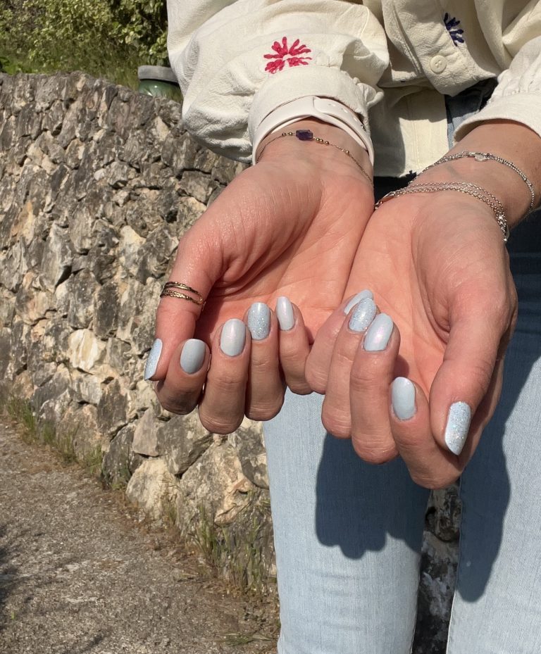 manucure effet glazed